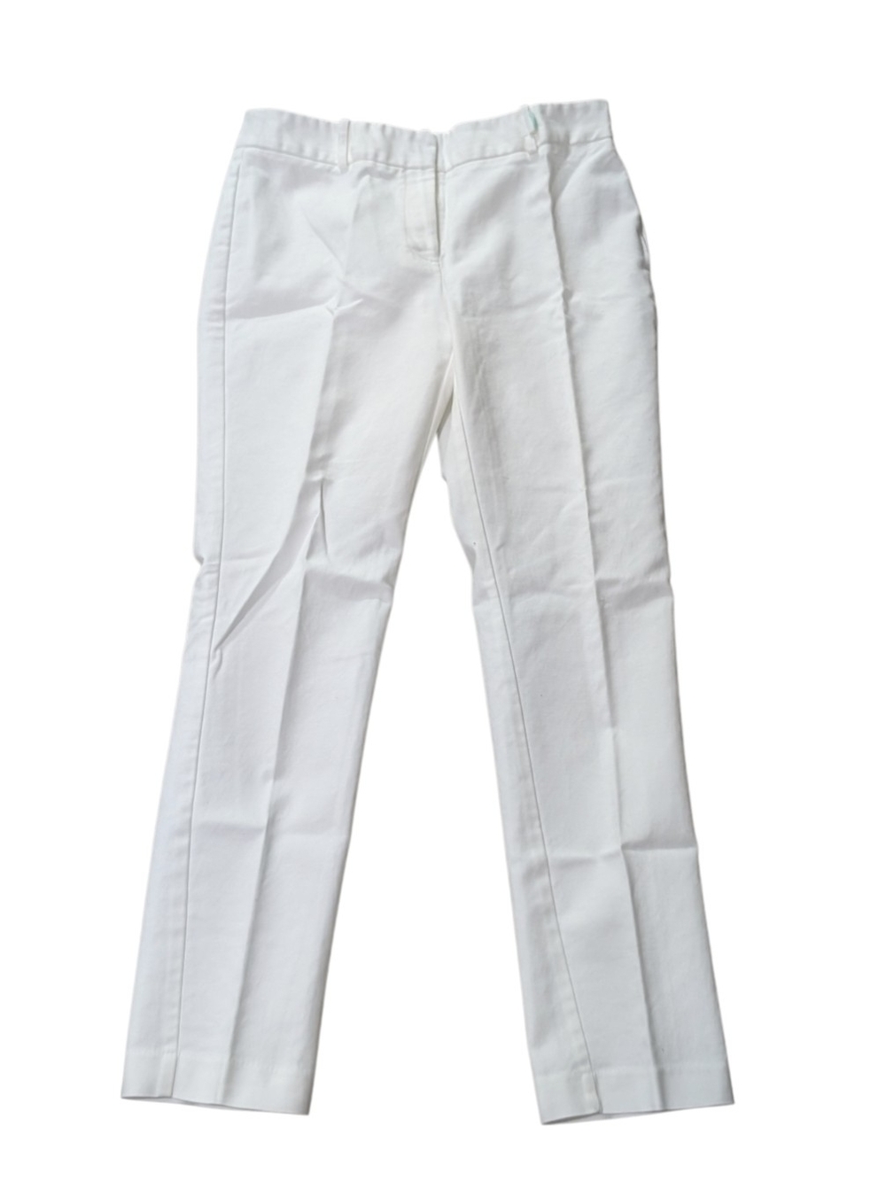 Liz Claiborne White Classic Straight-Leg Pants
